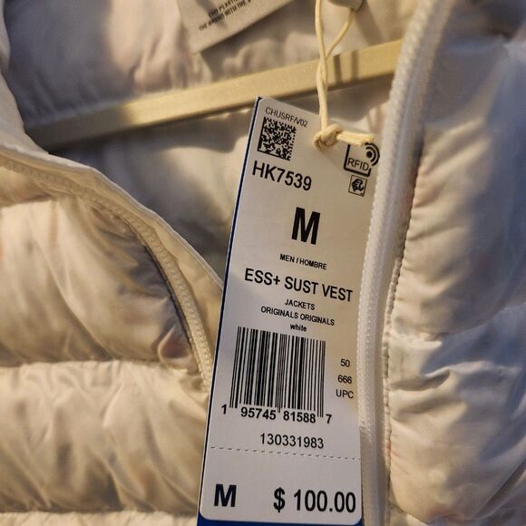 adidas Men's Originals Essentials+ Mse with Nature Sleeveless Vest HK7539 Sz M - Picture 7 of 11